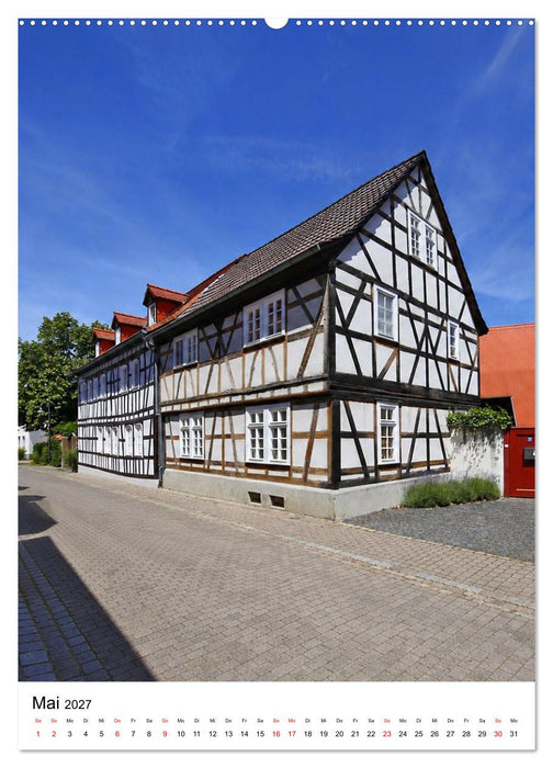 Trebur und die Deutsche Fachwerkstraße (CALVENDO Wandkalender 2027)