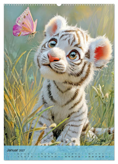 Entzückende Tierbabys - Kinderkalender (CALVENDO Wandkalender 2027)