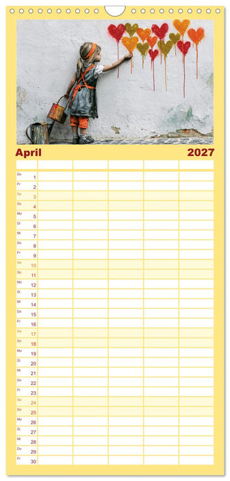 Herz Momente (CALVENDO Familienplaner 2027)