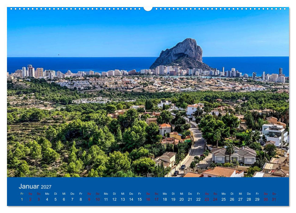 Spanische Provinzen - Alicante (CALVENDO Premium Wandkalender 2027)