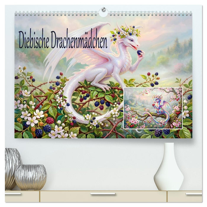 Diebische Drachenmädchen (CALVENDO Premium Wandkalender 2027)