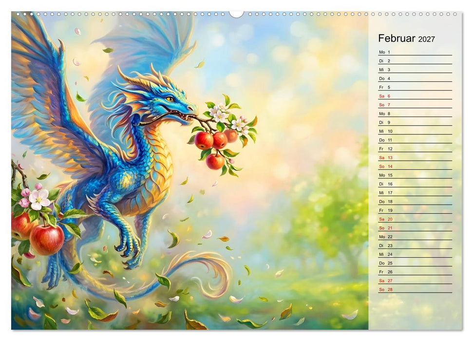 Diebische Drachenmädchen (CALVENDO Premium Wandkalender 2027)
