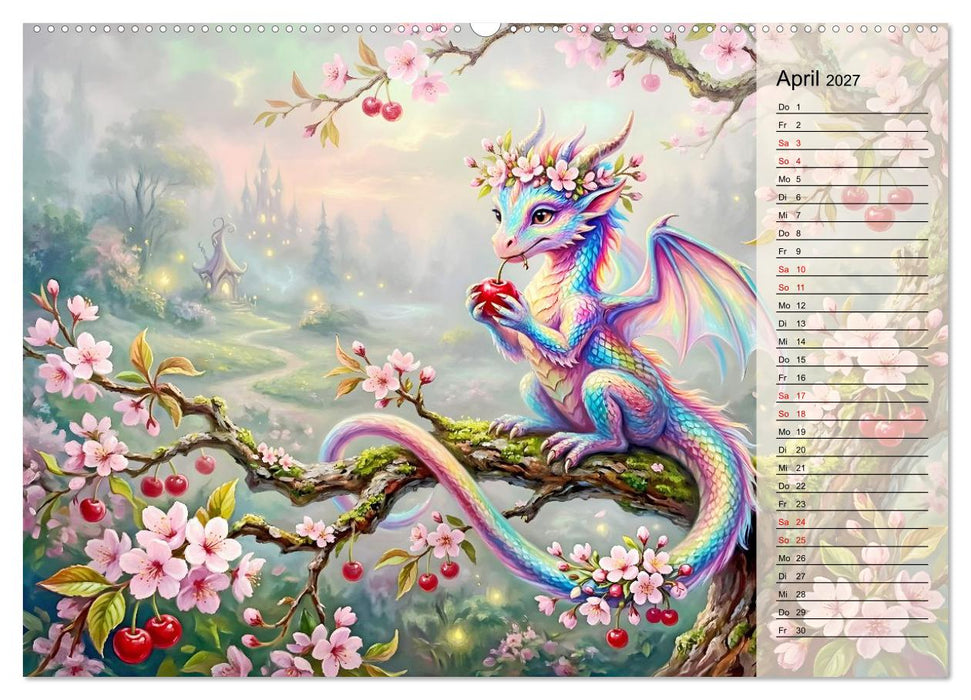Diebische Drachenmädchen (CALVENDO Premium Wandkalender 2027)
