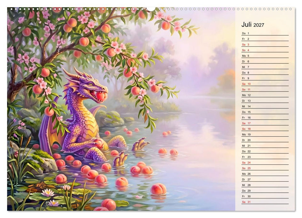 Diebische Drachenmädchen (CALVENDO Premium Wandkalender 2027)