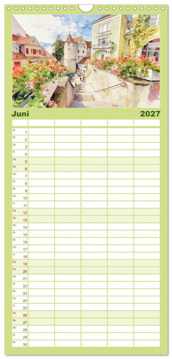 Baden-Württembergs schönste Altstädte (CALVENDO Familienplaner 2027)