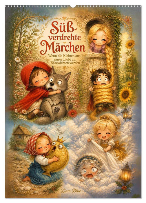 Süß verdrehte Märchen (CALVENDO Wandkalender 2027)
