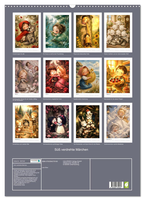 Süß verdrehte Märchen (CALVENDO Wandkalender 2027)