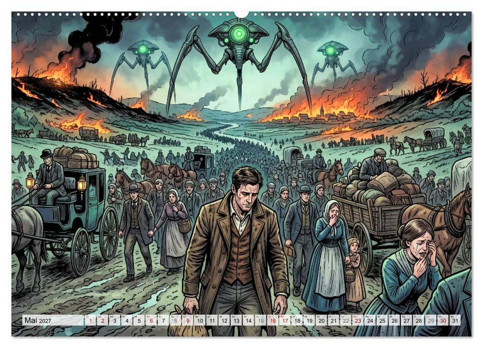 Der Krieg der Welten (CALVENDO Premium Wandkalender 2027)