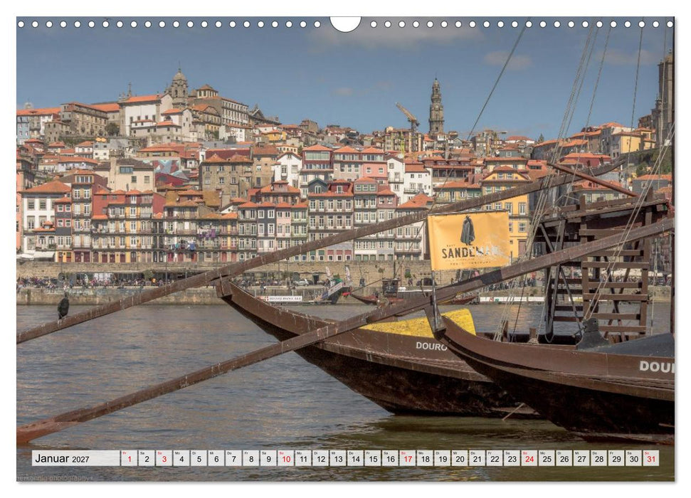 Porto Magisch - Am Ufer des Douro (CALVENDO Wandkalender 2027)