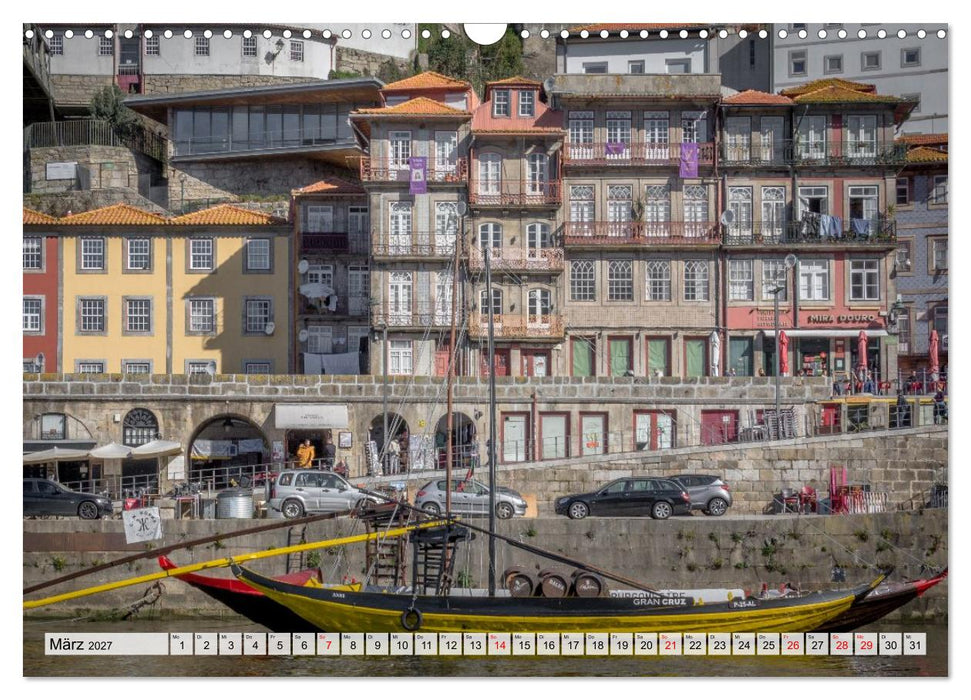 Porto Magisch - Am Ufer des Douro (CALVENDO Wandkalender 2027)
