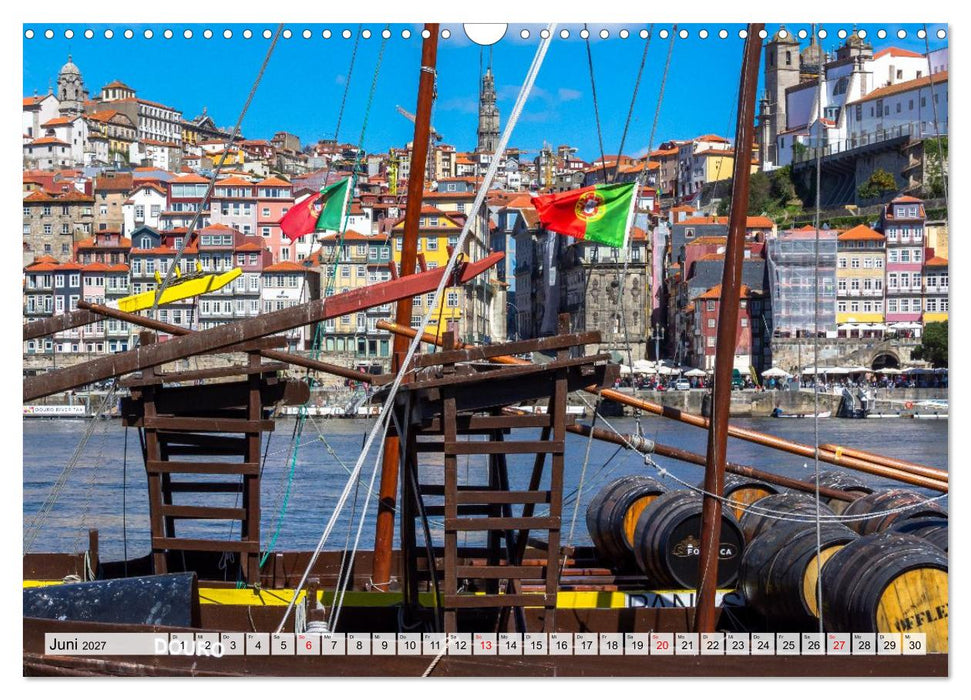 Porto Magisch - Am Ufer des Douro (CALVENDO Wandkalender 2027)