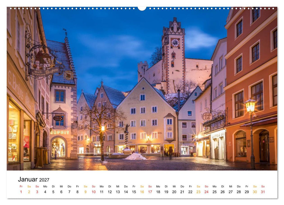 Unterwegs auf der Romantischen Strasse (CALVENDO Wandkalender 2027)