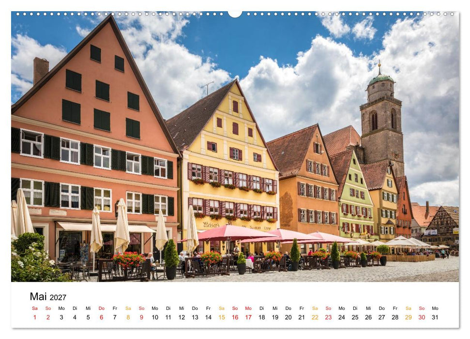 Unterwegs auf der Romantischen Strasse (CALVENDO Wandkalender 2027)