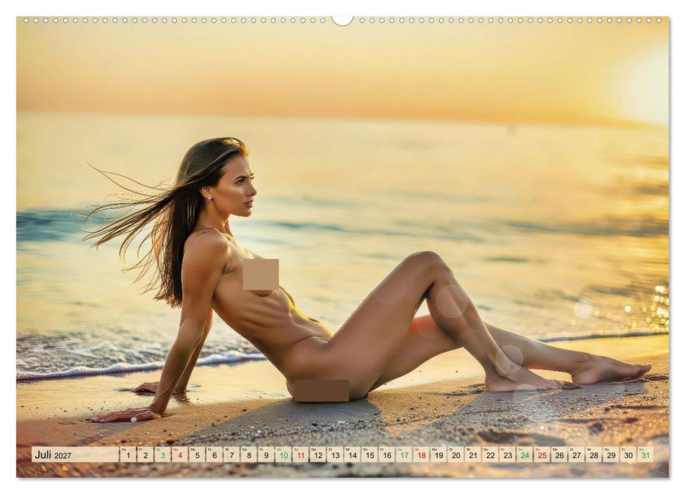 Sexy Frauen - am Strand (CALVENDO Premium Wandkalender 2027)