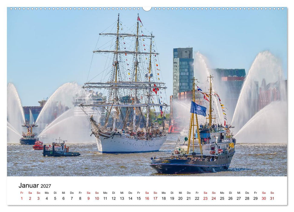 Traditionssegler, Segelschiffe, Traditionssegelschiffe (CALVENDO Premium Wandkalender 2027)