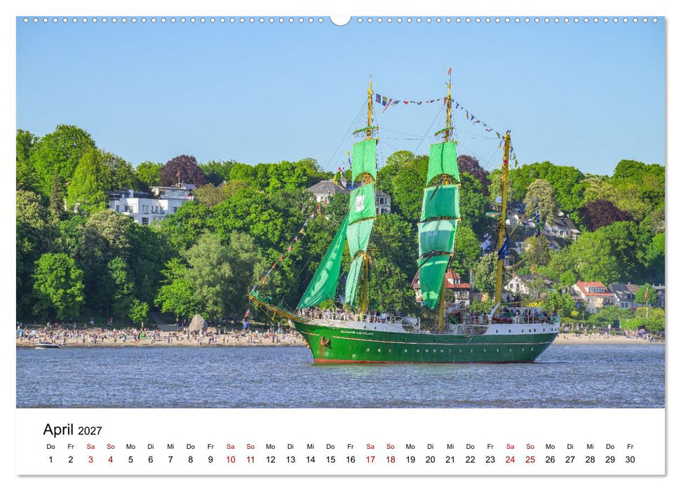Traditionssegler, Segelschiffe, Traditionssegelschiffe (CALVENDO Premium Wandkalender 2027)