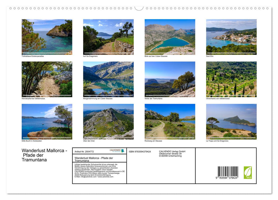 Wanderlust Mallorca - Pfade der Tramuntana (CALVENDO Premium Wandkalender 2027)