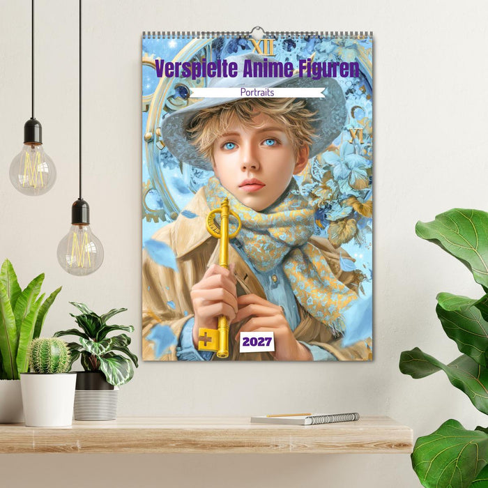 Verspielte Anime Figuren - Portraits (CALVENDO Wandkalender 2027)