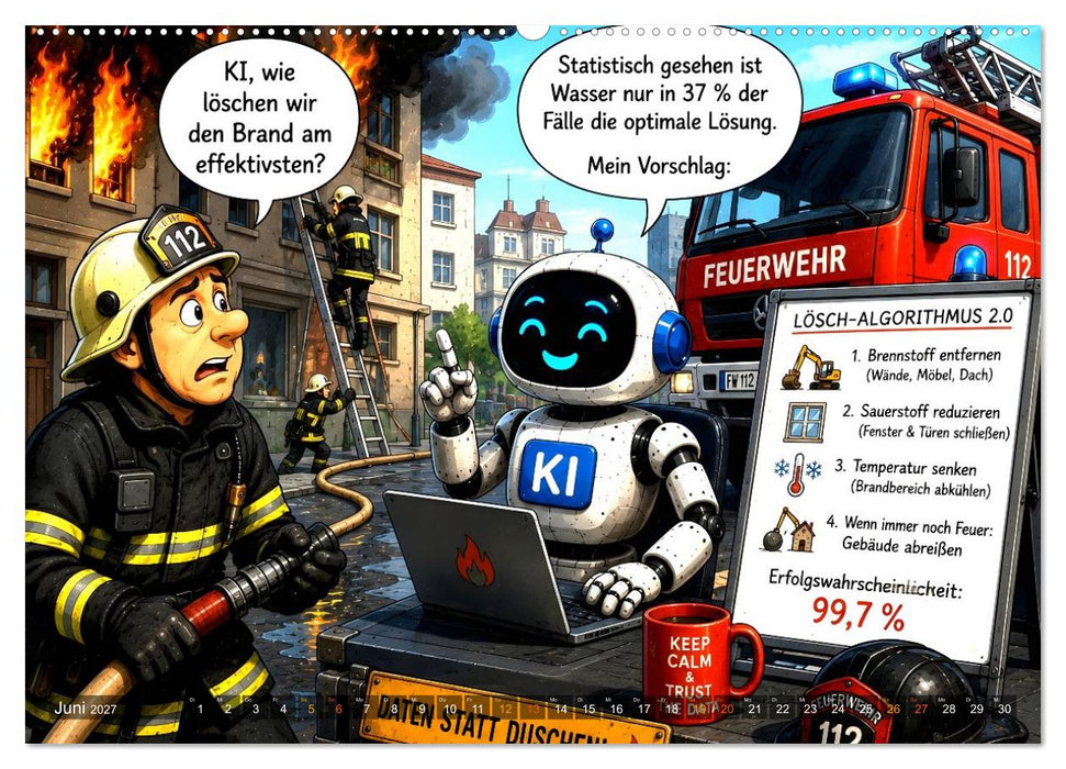 Lügenbeutel und Schummellottchen - 12 Monate voller Ausreden, Tricks und kreativer Wahrheiten (CALVENDO Wandkalender 2027)