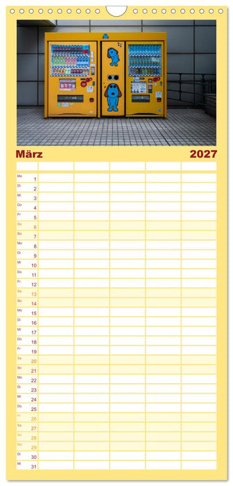 Tokios bunte Automatenwelt (CALVENDO Familienplaner 2027)