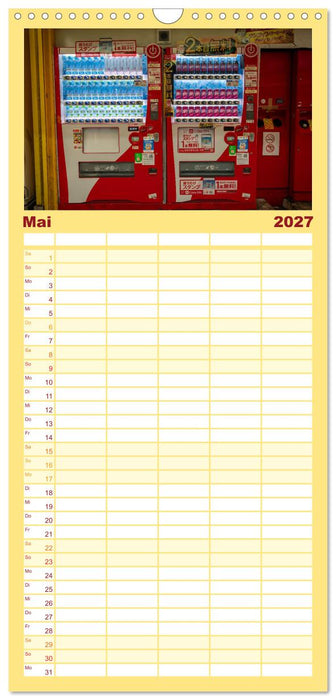 Tokios bunte Automatenwelt (CALVENDO Familienplaner 2027)