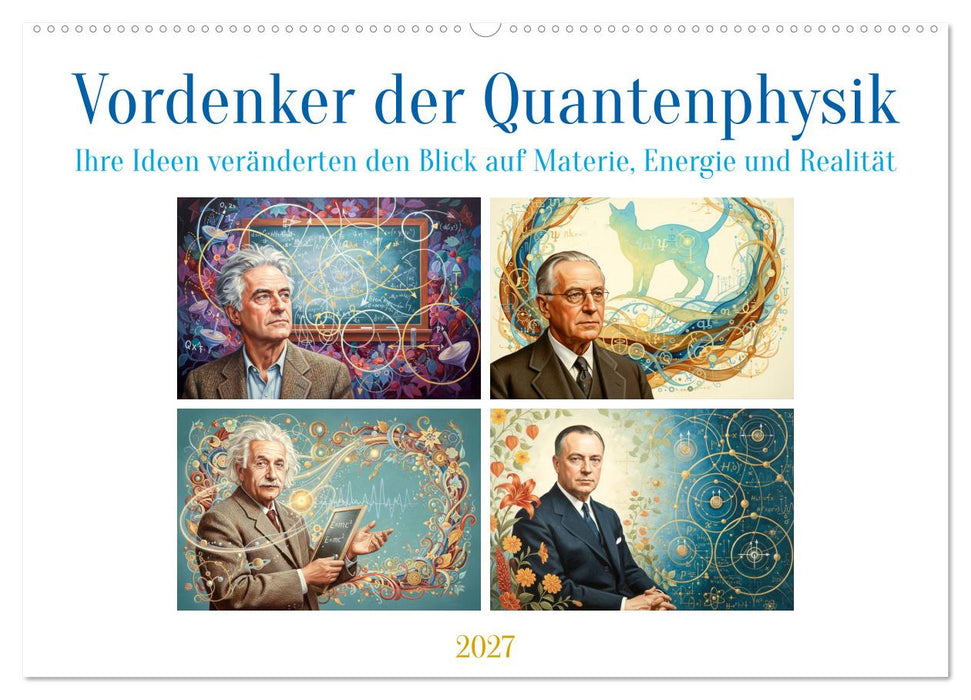 Vordenker der Quantenphysik (CALVENDO Wandkalender 2027)