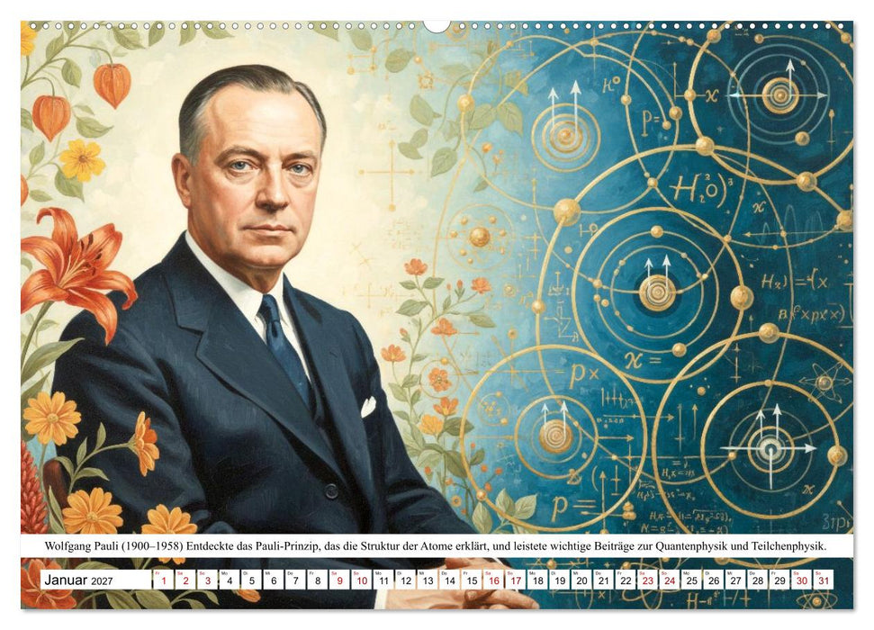 Vordenker der Quantenphysik (CALVENDO Wandkalender 2027)