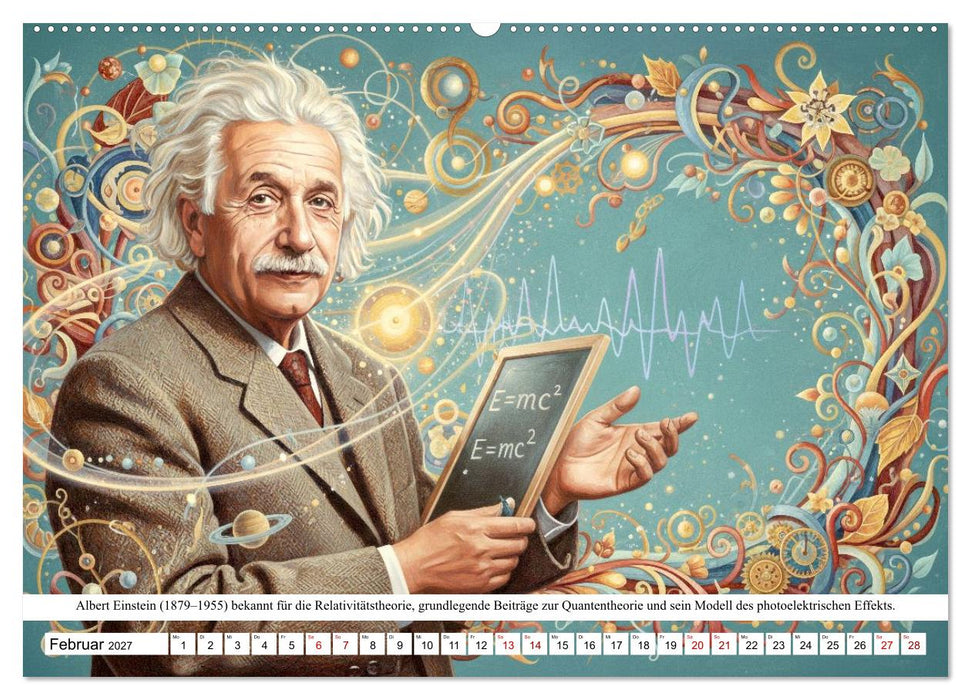 Vordenker der Quantenphysik (CALVENDO Wandkalender 2027)
