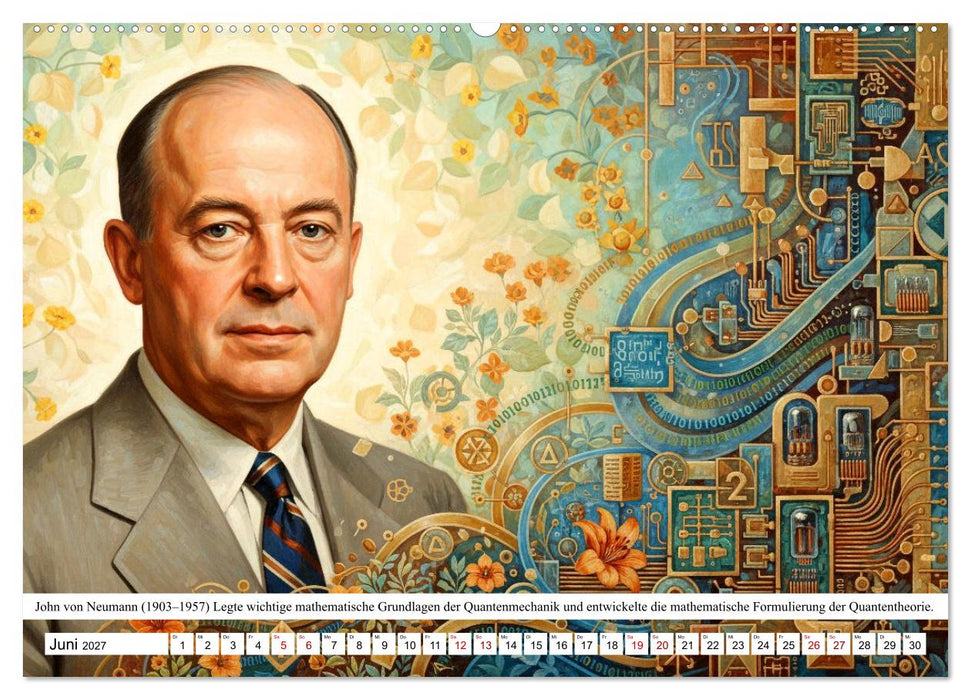 Vordenker der Quantenphysik (CALVENDO Wandkalender 2027)