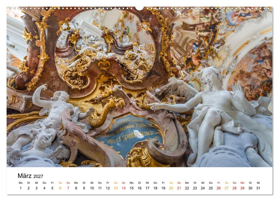 Barockkirchen - Dem Himmel so nah (CALVENDO Wandkalender 2027)