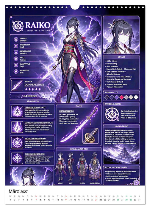 Aetherion (CALVENDO Wandkalender 2027)
