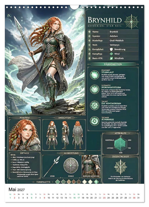 Aetherion (CALVENDO Wandkalender 2027)