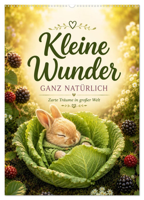 Kleine Wunder GANZ NATÜRLICH (CALVENDO Wandkalender 2027)