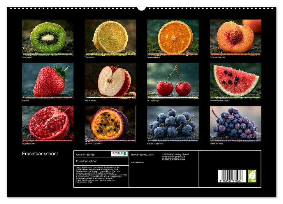 Fruchtbar schön! (CALVENDO Premium Wandkalender 2027)