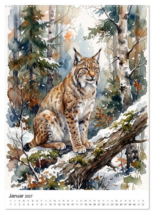 Begegnungen im Wald (CALVENDO Premium Wandkalender 2027)
