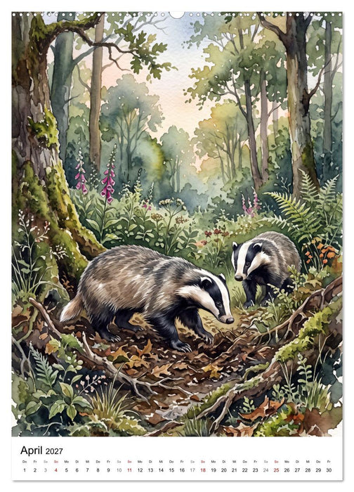 Begegnungen im Wald (CALVENDO Premium Wandkalender 2027)