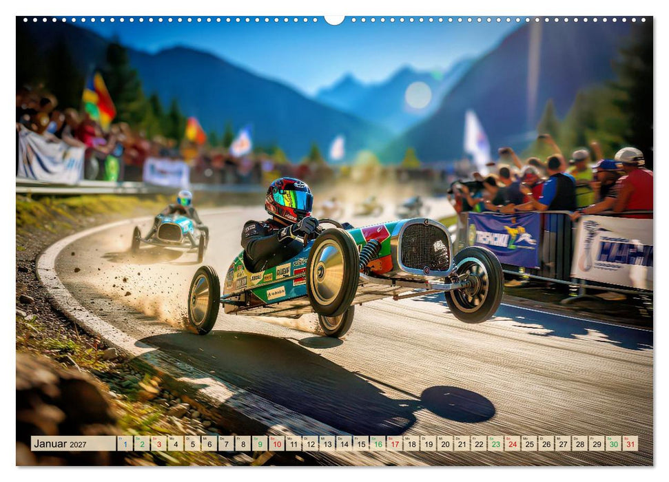 Spektakuläres Seifenkistenrennen (CALVENDO Wandkalender 2027)