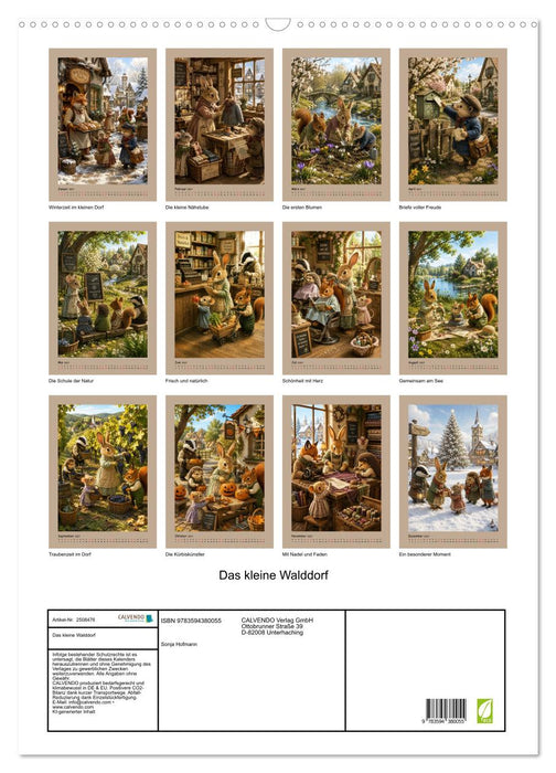 Das kleine Walddorf (CALVENDO Wandkalender 2027)