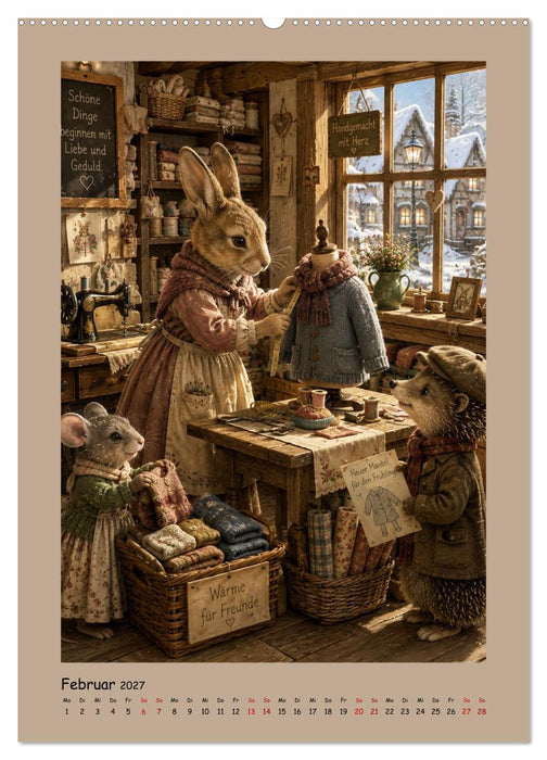 Das kleine Walddorf (CALVENDO Wandkalender 2027)