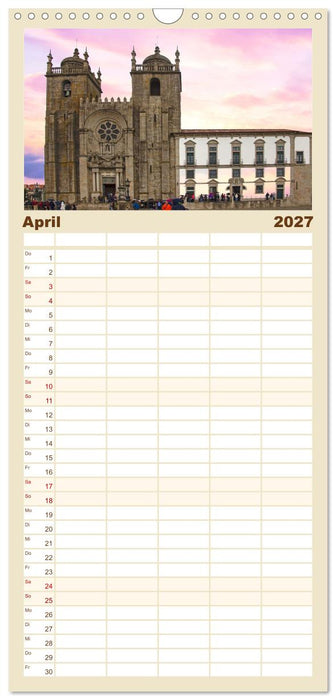Ein Herz für Porto (CALVENDO Familienplaner 2027)