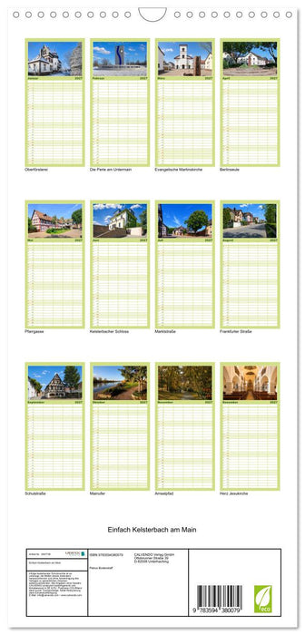 Einfach Kelsterbach am Main (CALVENDO Familienplaner 2027)