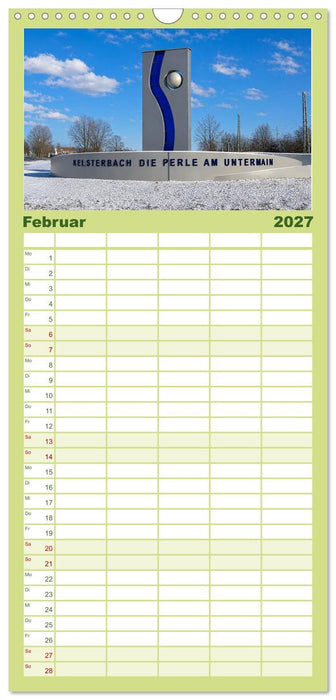 Einfach Kelsterbach am Main (CALVENDO Familienplaner 2027)