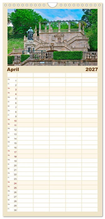 Ein Herz für Santiago de Compostela (CALVENDO Familienplaner 2027)