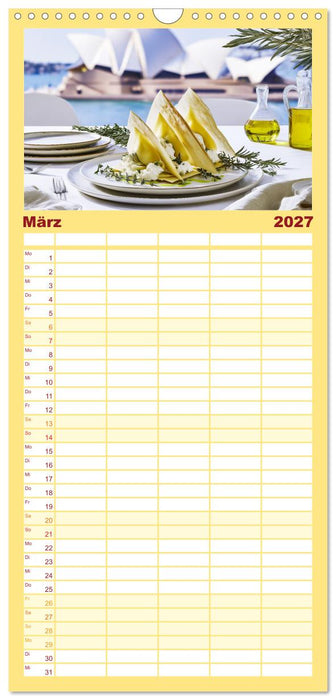Weltarchitektur à la Carte (CALVENDO Familienplaner 2027)