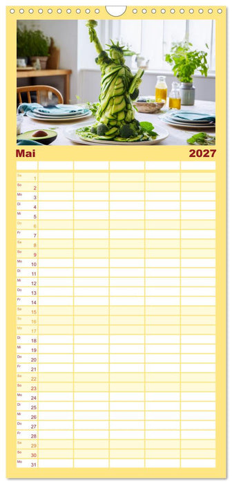 Weltarchitektur à la Carte (CALVENDO Familienplaner 2027)
