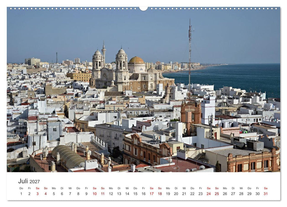 Spanische Provinzen - Cadiz (CALVENDO Premium Wandkalender 2027)