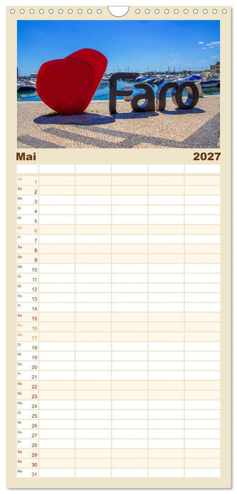 Ein Herz für Faro (CALVENDO Familienplaner 2027)
