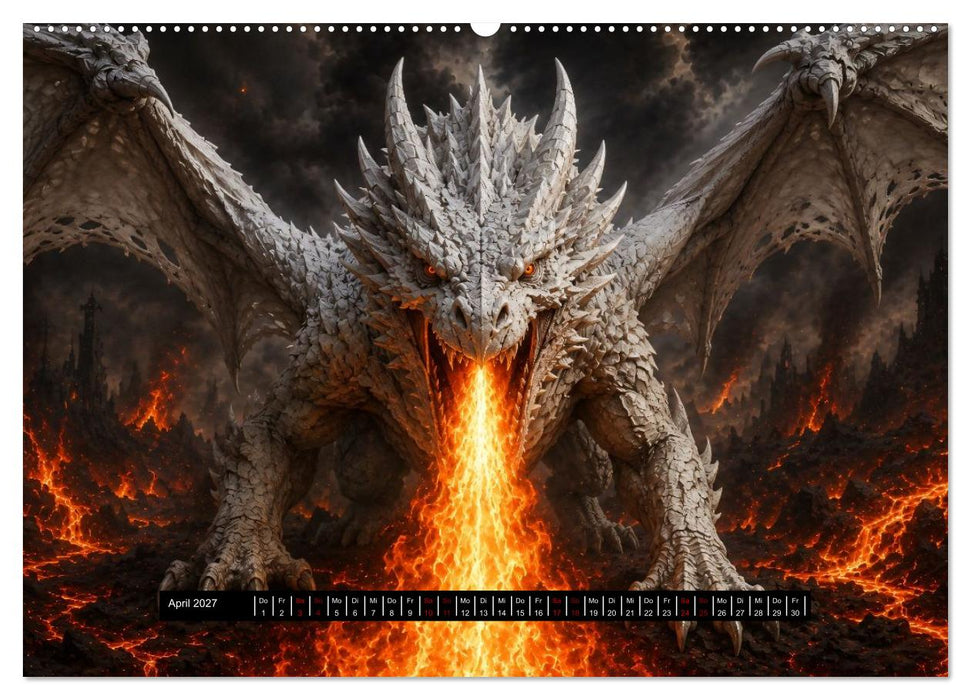 Drachen - Sinnbild des Chaos (CALVENDO Premium Wandkalender 2027)