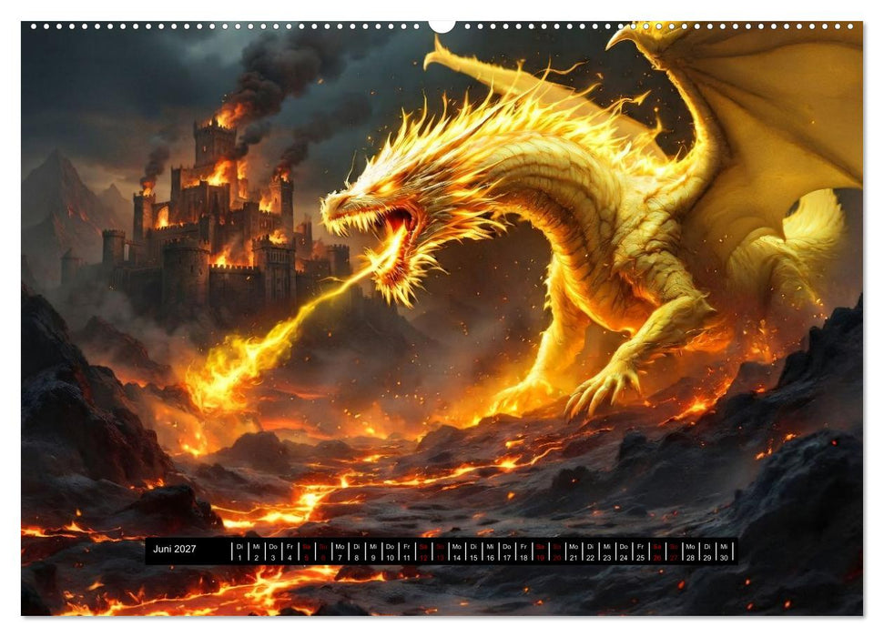 Drachen - Sinnbild des Chaos (CALVENDO Premium Wandkalender 2027)