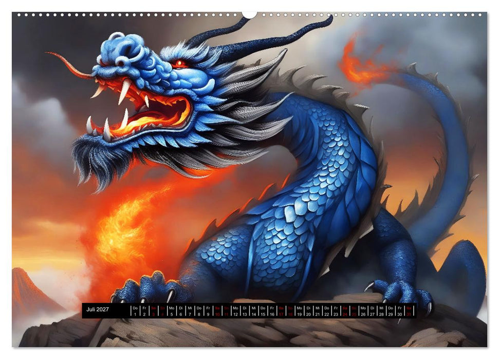 Drachen - Sinnbild des Chaos (CALVENDO Premium Wandkalender 2027)